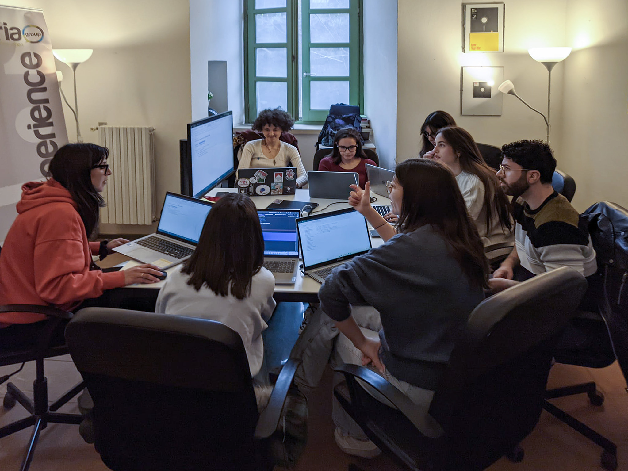 Studenti nel laboratorio