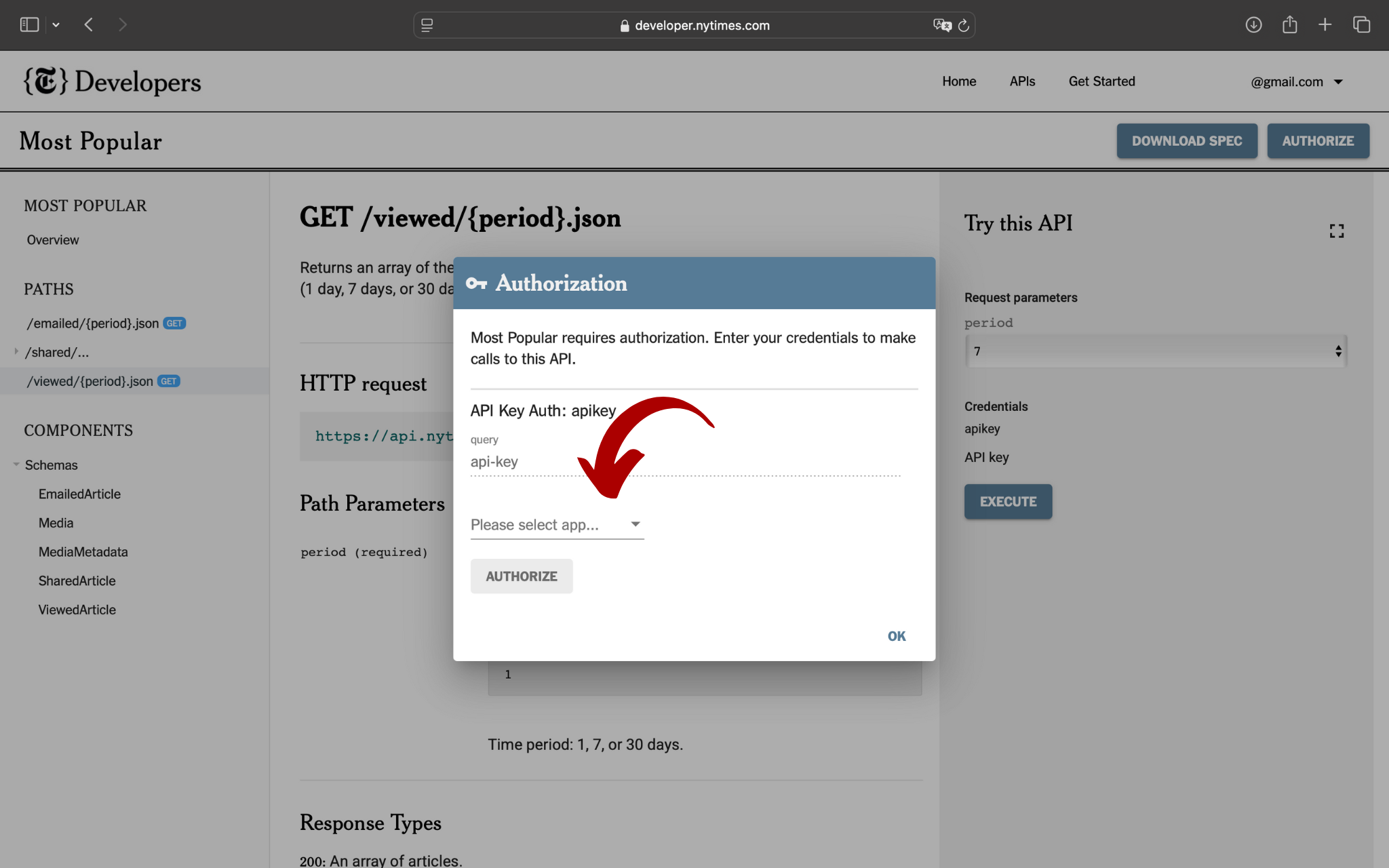 select app