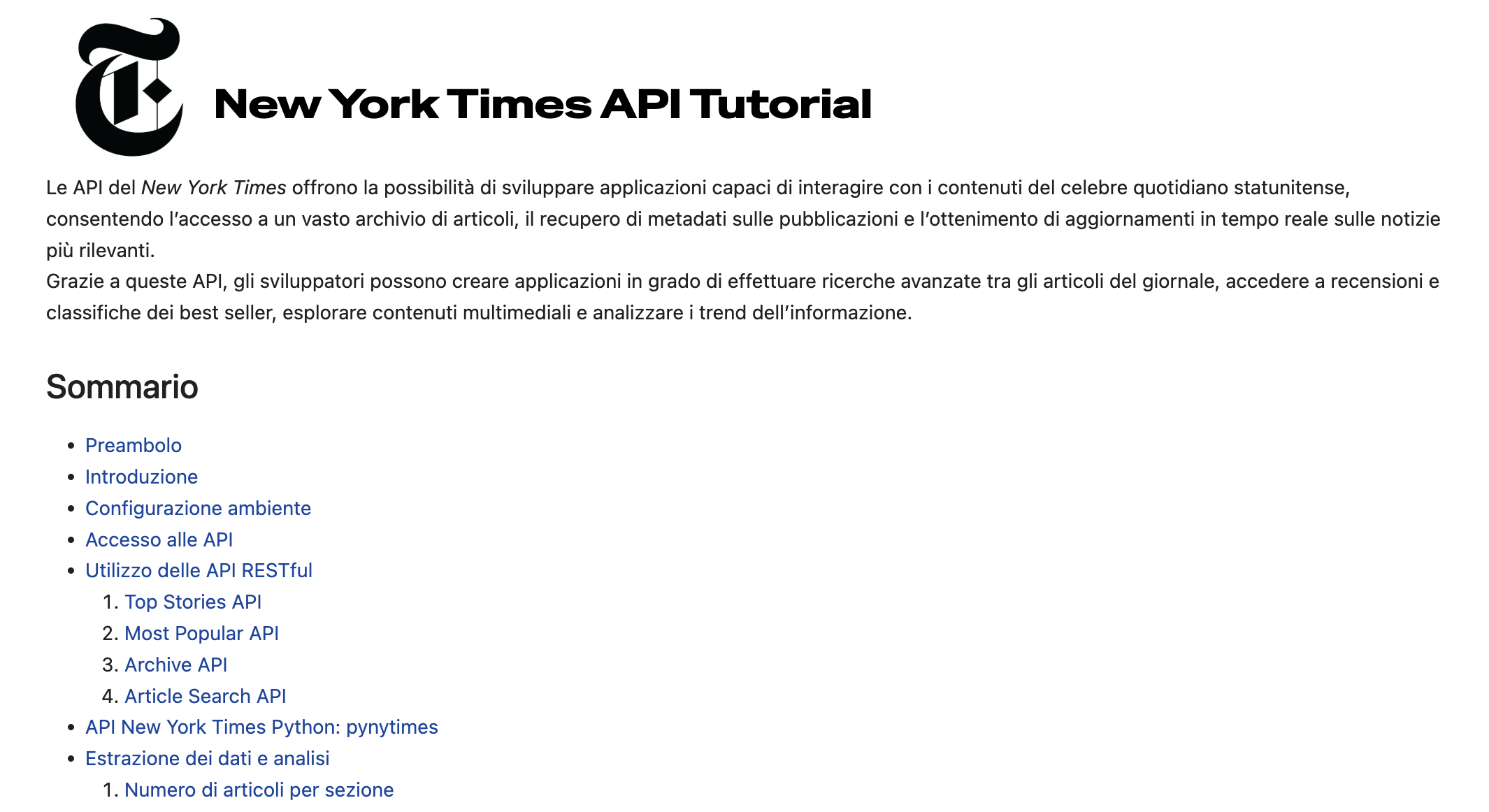 NYT Tutorial