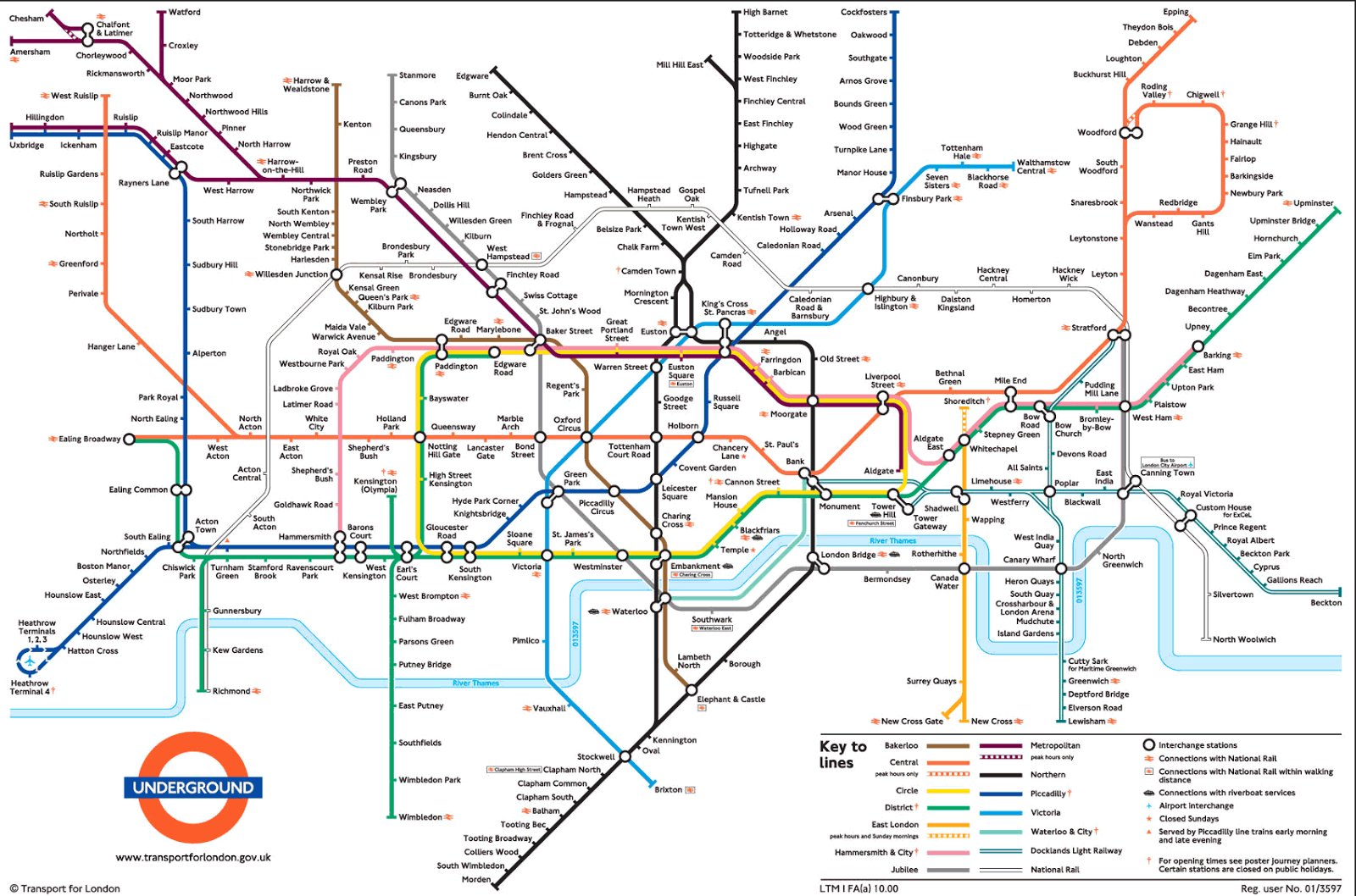 London Tube Map